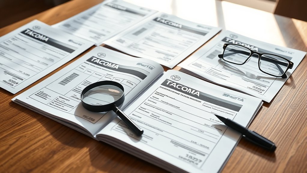 understanding tacoma maintenance history