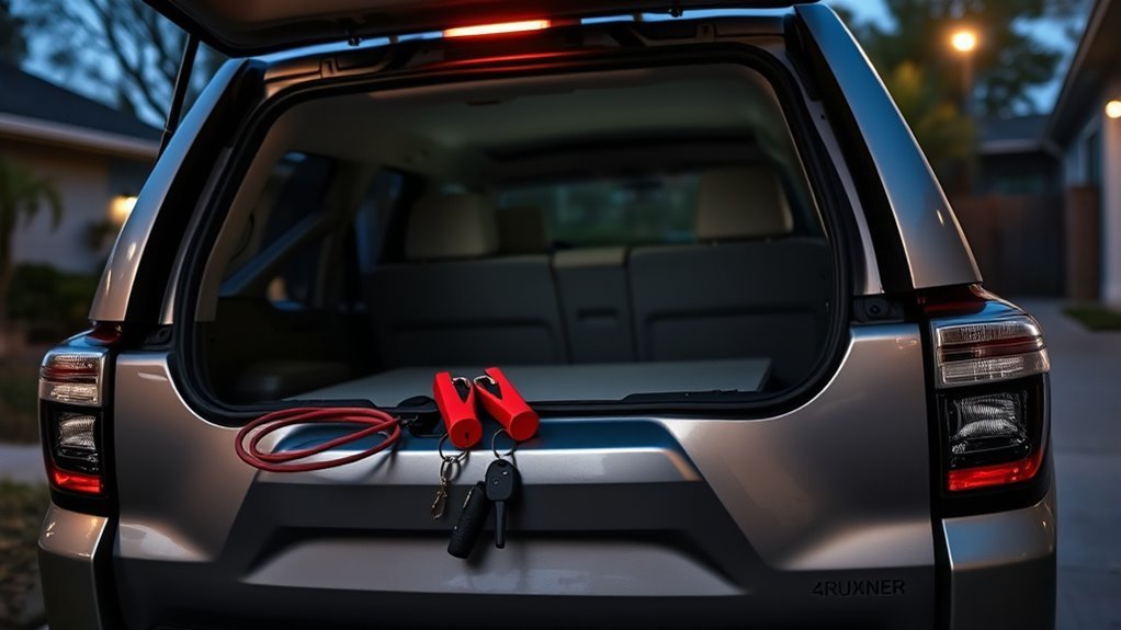 unlock 4runner liftgate manually