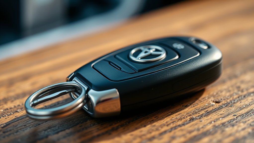 unlock toyota with mechanical key