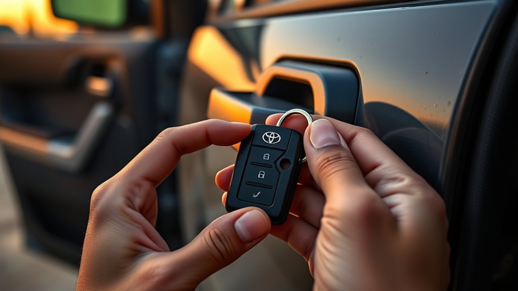 unlock tundra with key