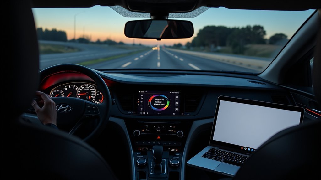 checking Hyundai Sonata driver assistance software and dealer diagnostics