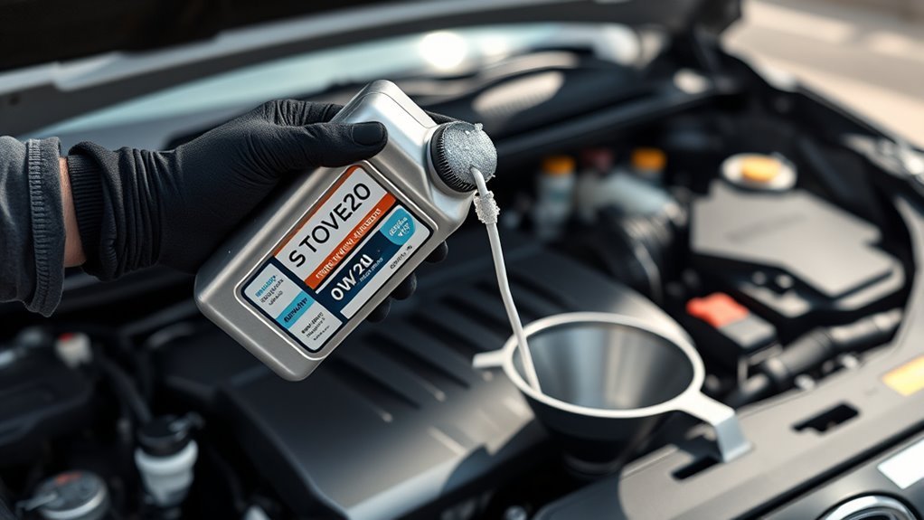 use 0w 20 engine oil