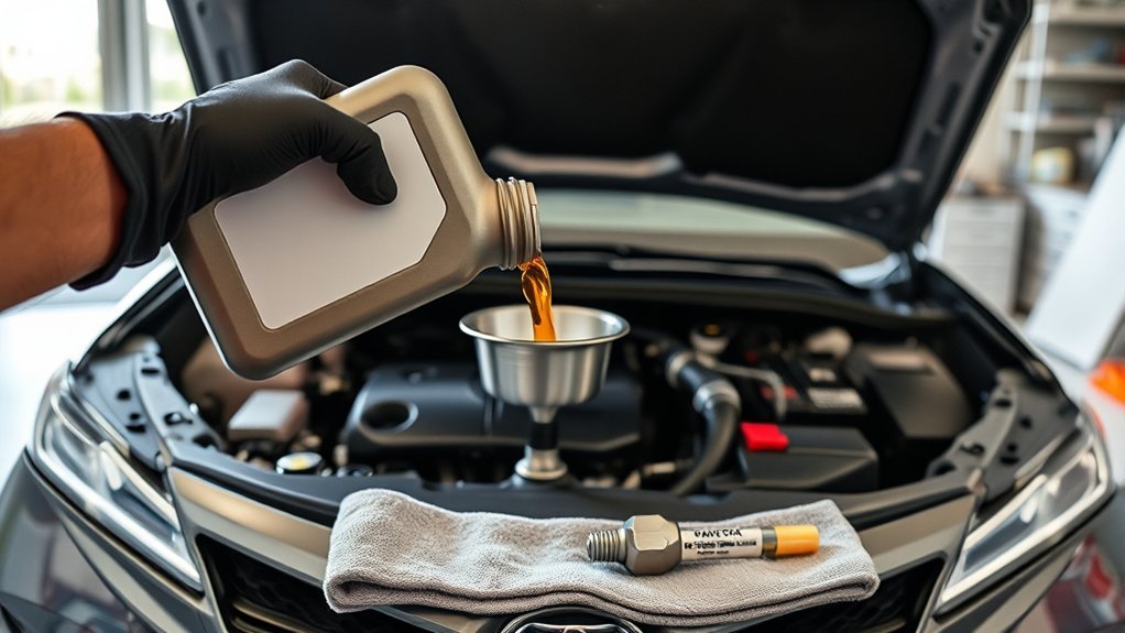 use 0w 20 oil consistently