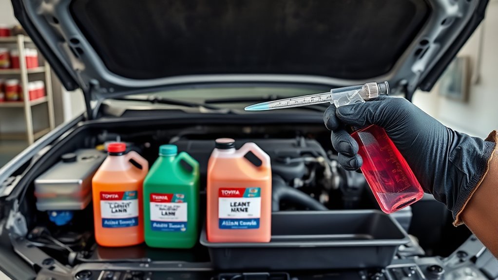 use approved pink coolant