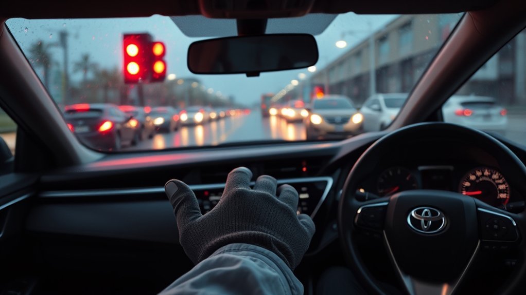 using auto hold feature