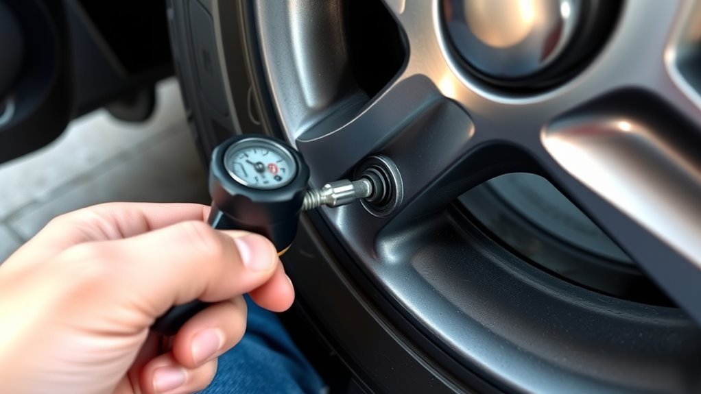 using rav4 tire gauge