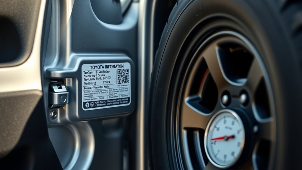 verify tire size documentation