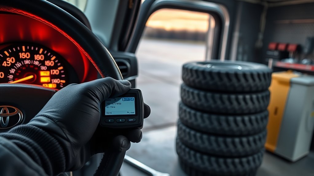 verify Toyota Land Cruiser TPMS sensor compatibility before wheel swap