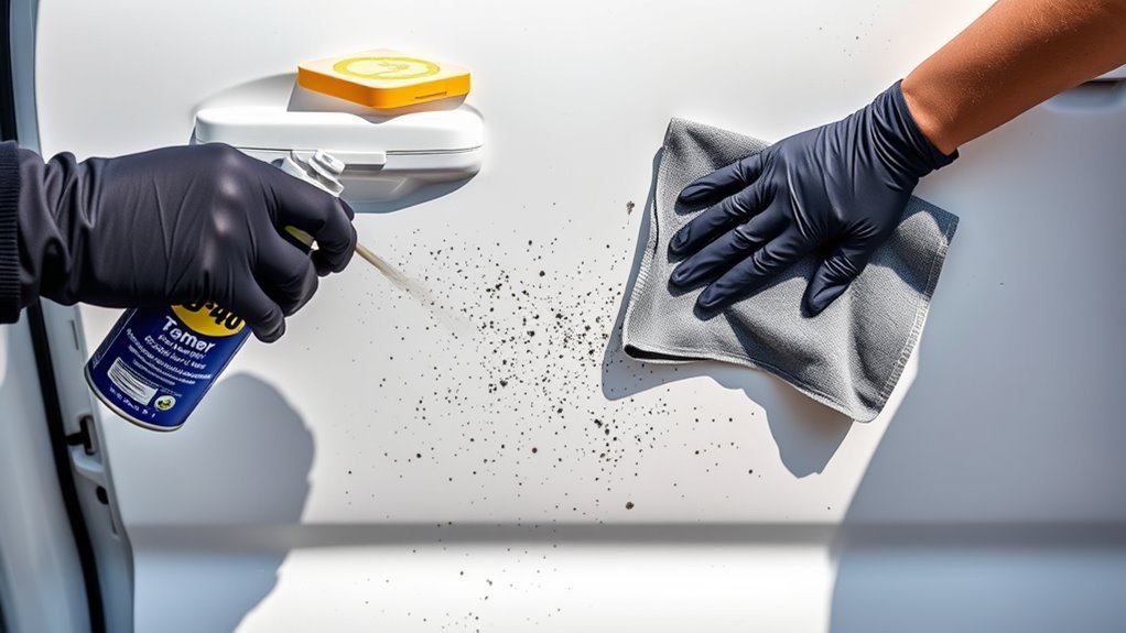 wd 40 for tar removal