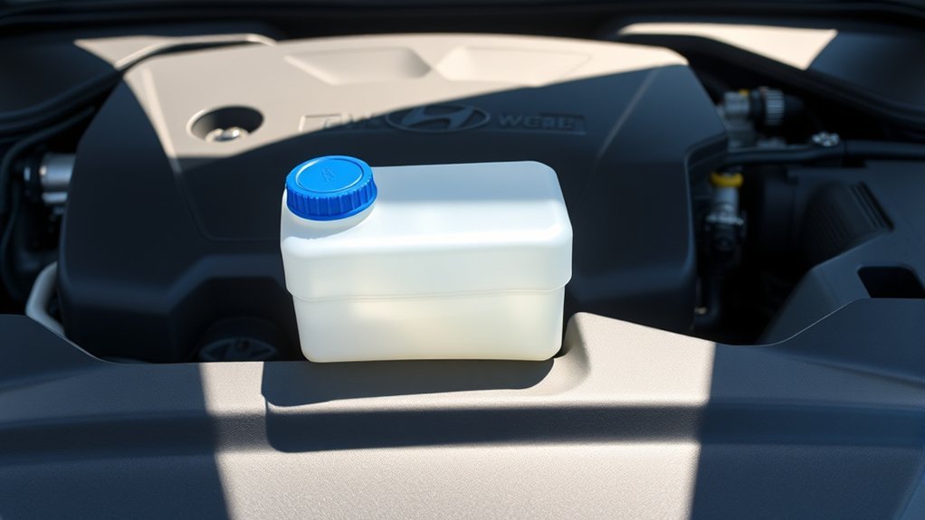windshield washer fluid reservoir