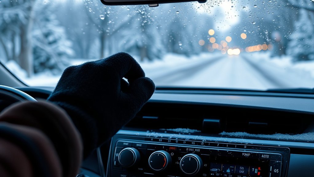 winter camry defrost settings