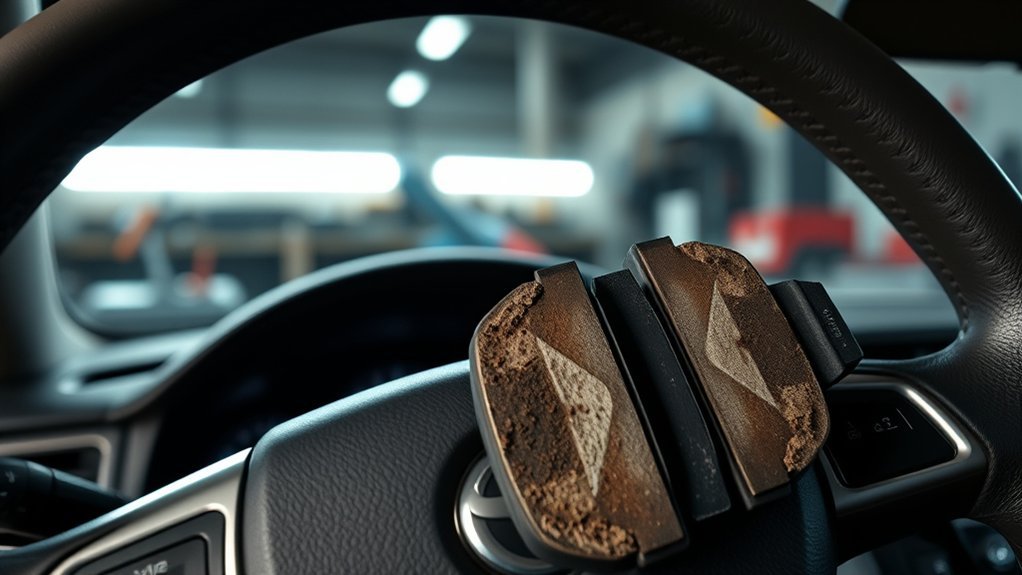 worn brake pads vibrations