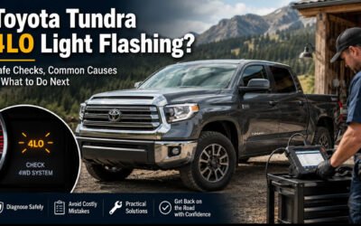 Flashing 4LO Light on Toyota Tundra